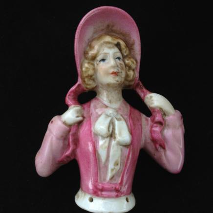 Photo of Art Deco Pink Porcelain Pin Doll