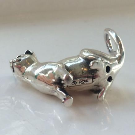 Photo of Sterling Silver Cat Charm