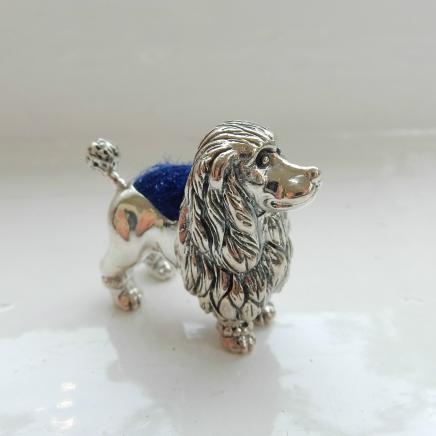 Photo of Sterling Silver Pin Cushion in Shape of Poodle