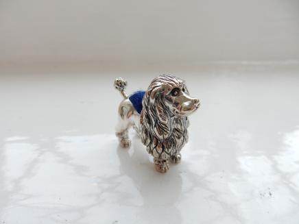 Photo of Sterling Silver Pin Cushion in Shape of Poodle