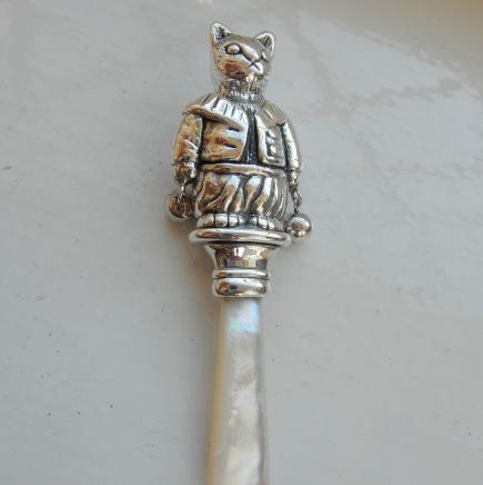 Photo of Solid Silver & Freshwater Pearl Baby Rattle