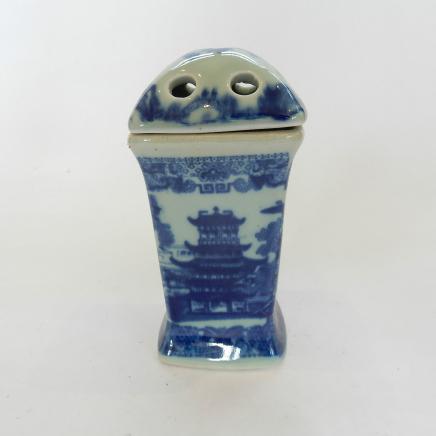 Photo of Blue & White Oriental Posy Vase