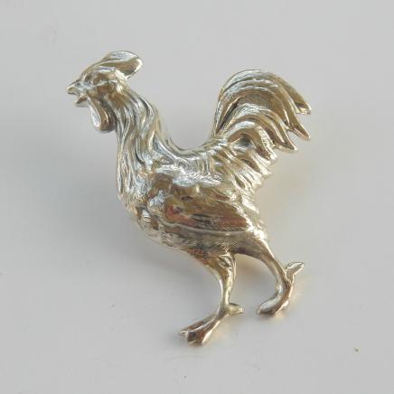 Photo of Sterling Silver Rooster Brooch