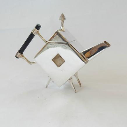 Photo of Art Deco Silver Plated Architectural Tea Pot