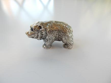 Photo of Sterling Silver Russian Bear Charm