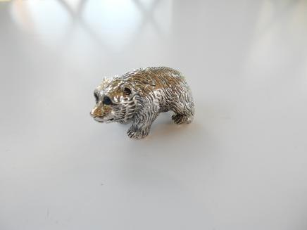 Photo of Sterling Silver Russian Bear Charm