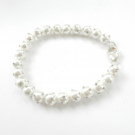 Photo of Swarovski Crystal & Pearl Bracelet