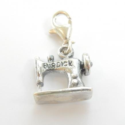 Photo of Solid Silver Burdick Sewing Machine Charm