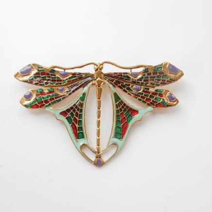 Photo of Art Nouveau Butterfly Brooch
