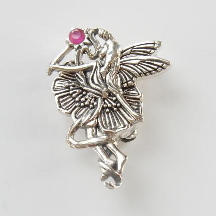 Photo of Silver Fairy with Ruby Wand