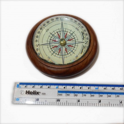 Photo of Brass Wood Maritime Ships Compass Nautical