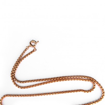 Photo of Chunky 15ct Goldplated 26inch Belcher Chain with Bolt Ring Clasp
