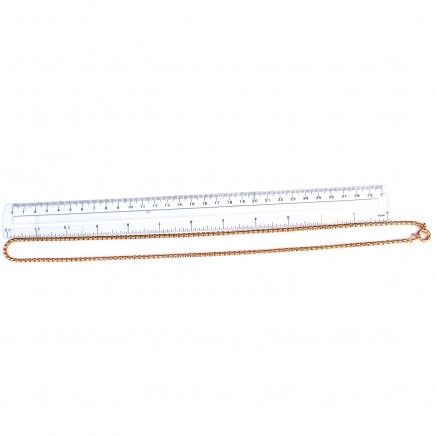 Photo of Chunky 15ct Goldplated 26inch Belcher Chain with Bolt Ring Clasp