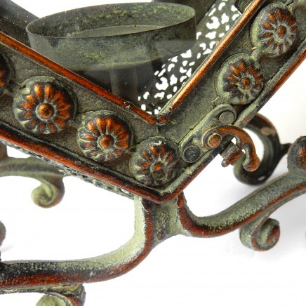 Photo of Filigree Metal Shabby Chic Heart Lantern