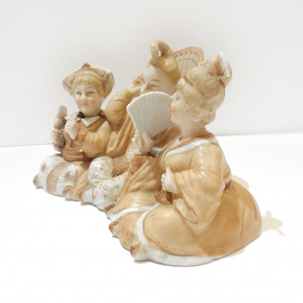 Photo of German Bisque Porcelain Japanese Nodding Head Articulated Figurine