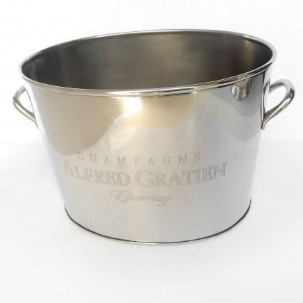 Photo of Luxury Silver Alfred Gratien Epernay Champagne Ice Bucket Cocktail Party