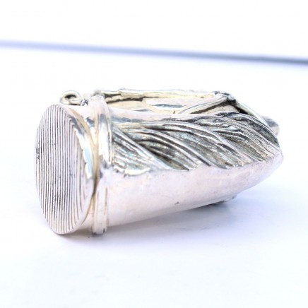 Photo of Novelty Silverplated Horse Head Vesta Match Safe