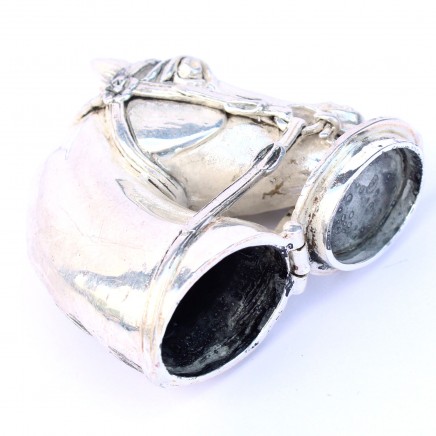 Photo of Novelty Silverplated Horse Head Vesta Match Safe