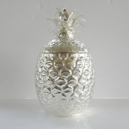 Photo of Retro Silver Pineapple Pina Colada Ice Bucket