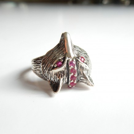 Photo of Ruby Fox Ring Sterling Silver Ring