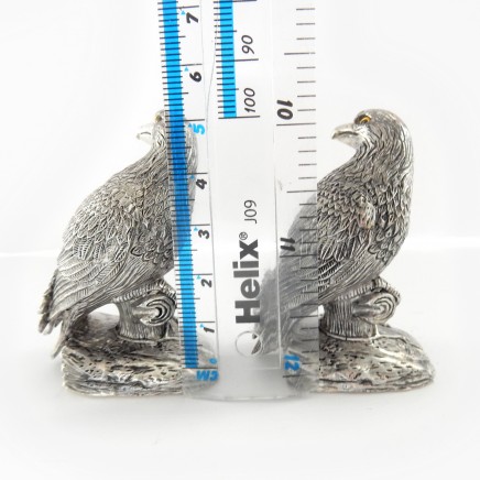 Photo of Silver Plated American Eagle Bird of Prey Salt & Pepper Pot Cellar Shaker