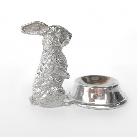 Photo of Silverplated Bunny Rabbit Salt Cellar