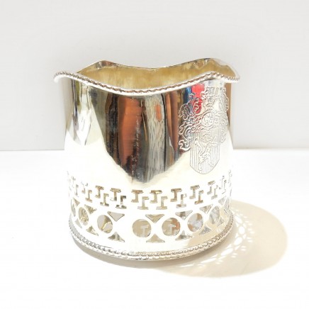 Photo of Silverplated Pierced Wine Cooler