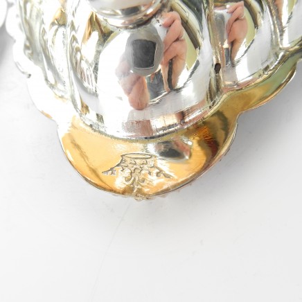 Photo of Silverplated Seashell Butter Dish Trinket Dish with Glass Liner