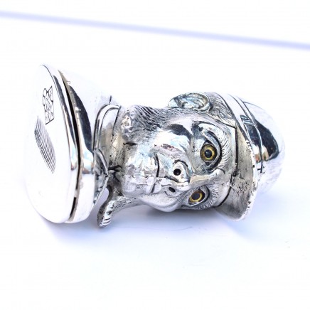 Photo of Silverplated WG Grace Cricketer Vesta Match Safe