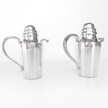Photo of Silverplated Watering Can Gardeners Salt & Pepper Shaker Condiment Set