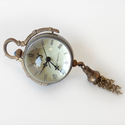 Photo of Skeleton Globe Clock Watch