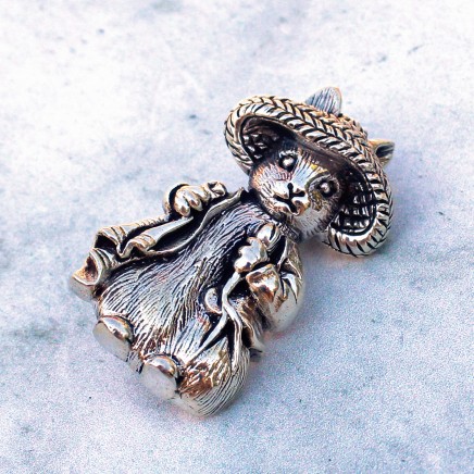 Photo of Sterling Silver Beatrix Potter Benjamin Bunny Brooch