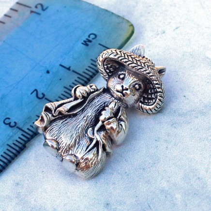 Photo of Sterling Silver Beatrix Potter Benjamin Bunny Brooch