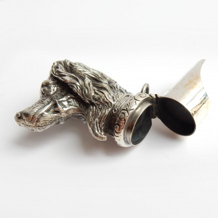 Photo of Sterling Silver Dog Vesta & Whistle