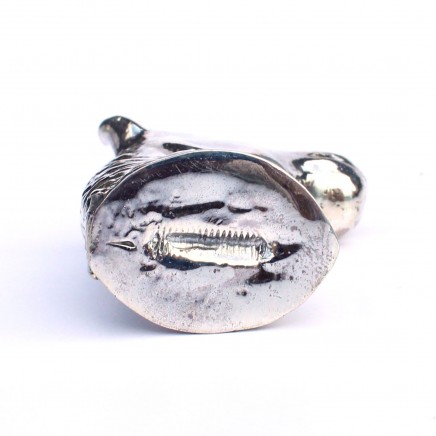 Photo of Sterling Silver Garnet Horse Vesta Match Safe Container Box