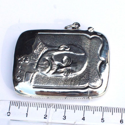 Photo of Sterling Silver King Edward VII Vesta Match Safe Container Box