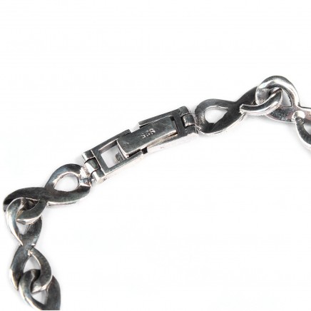 Photo of Sterling Silver Marcasite Art Nouveau Style Collar Necklace