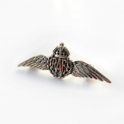 Photo of Sterling Silver RAF Royal Airforce Sweetheart Brooch