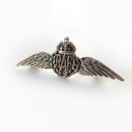 Photo of Sterling Silver RAF Royal Airforce Sweetheart Brooch