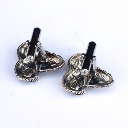Photo of Sterling Silver Ram Head Aries Cufflinks