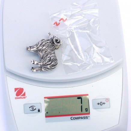 Photo of Sterling Silver Ram Sheep Figurine