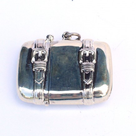 Photo of Sterling Silver Suitcase Luggage Vesta Match Safe
