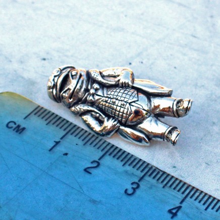 Photo of Sterling Silver Wind in the Willows Toad Brooch