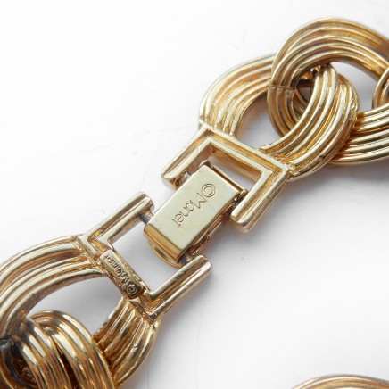 Photo of Vintage Gold Monet Link Chain Bracelet
