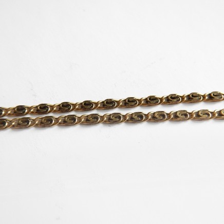Photo of Vintage Gold Smoky Quartz Winard 12k Gold Filled Necklace & Chain