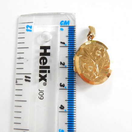 Photo of Vintage Rold Gold Flower Locket