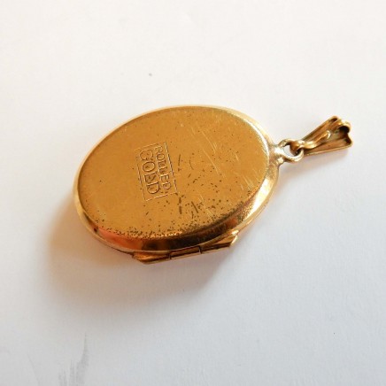 Photo of Vintage Rolled Gold Locket Pendant