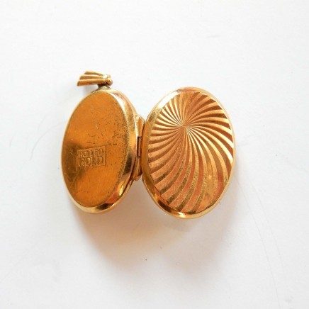 Photo of Vintage Rolled Gold Locket Pendant