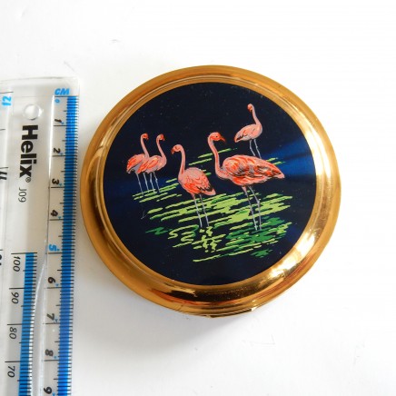 Photo of Vintage Stratton Flamingo Powder Compact Gift