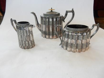 Photo of Victorian Silver-Plated Afternoon Tea Coffee Set